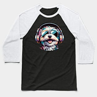 Maltese Smiling DJ Lights Up the Music Scene Baseball T-Shirt